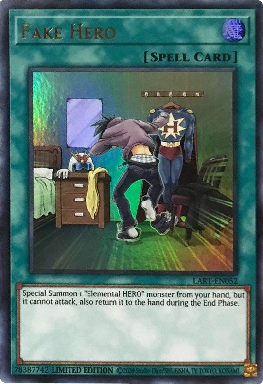 Fake Hero [LART-EN052] Ultra Rare Yu-Gi-Oh!