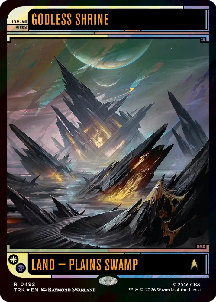 Godless Shrine (Surge Foil) [Star Trek] Magic: The Gathering