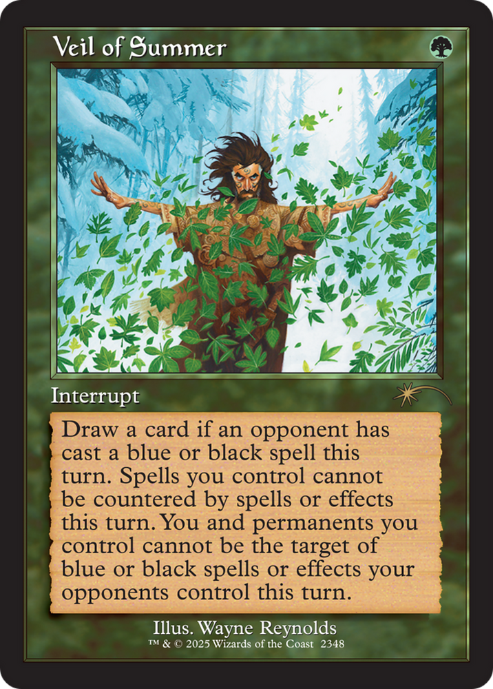 Veil of Summer (2348) [Secret Lair Drop Series] Magic: The Gathering