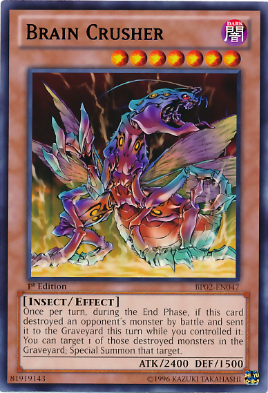 Brain Crusher [BP02-EN047] Mosaic Rare Yu-Gi-Oh!