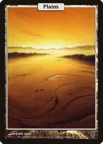 Plains (136) [Unhinged] Magic: The Gathering