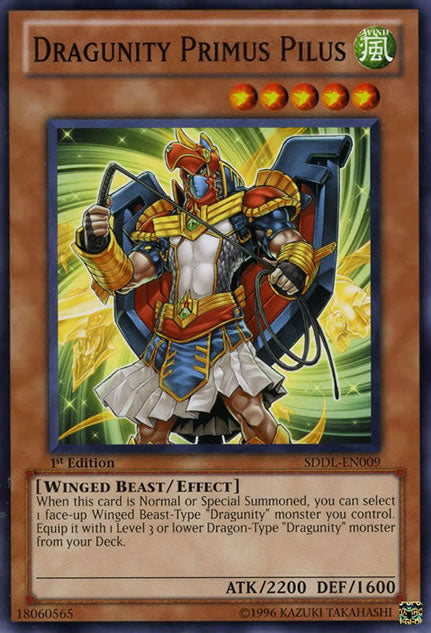 Dragunity Primus Pilus [SDDL-EN009] Common Yu-Gi-Oh!