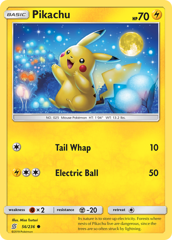 Pikachu (56/236) [Sun & Moon: Unified Minds] Pokémon