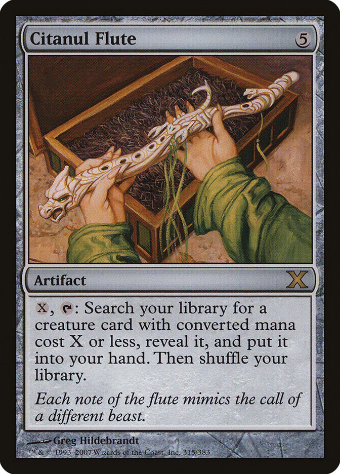 Citanul Flute [Tenth Edition] Magic: The Gathering
