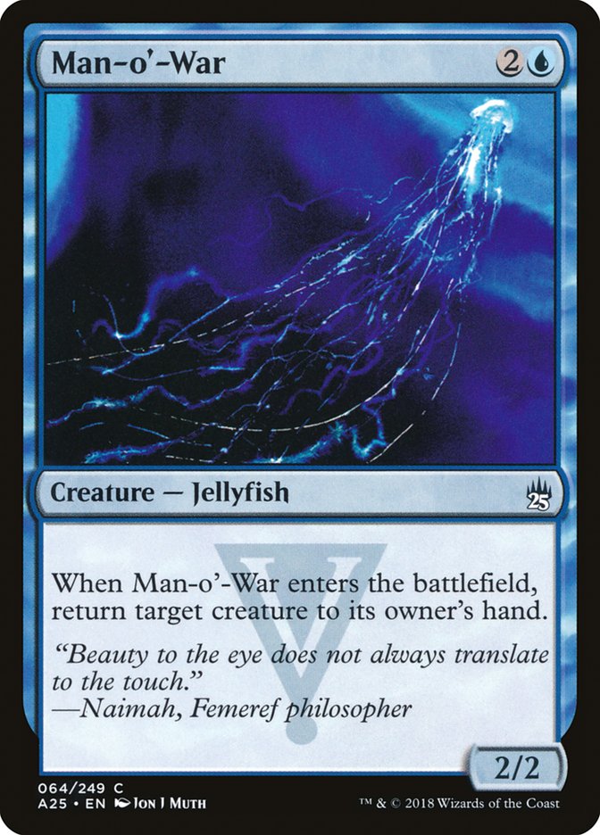 Man-o'-War [Masters 25] Magic: The Gathering