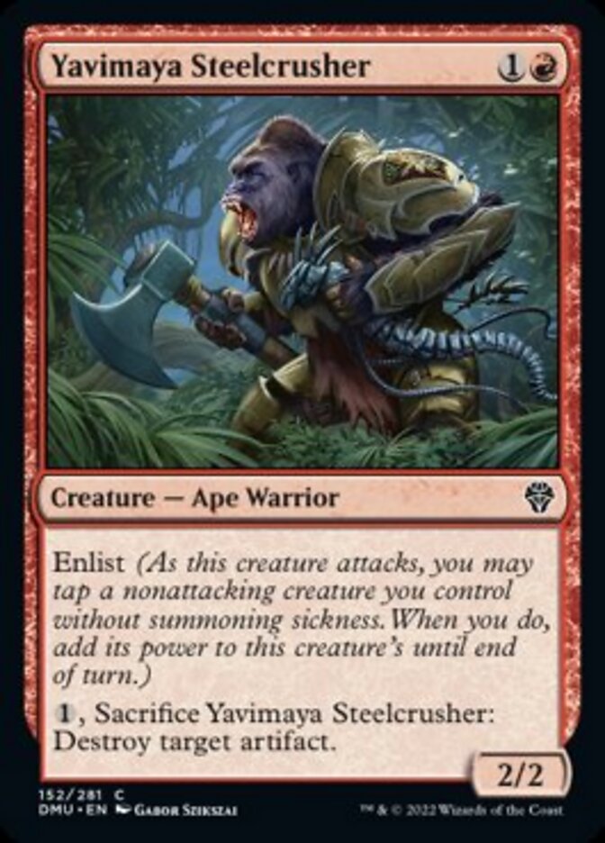 Yavimaya Steelcrusher [Dominaria United] Magic: The Gathering