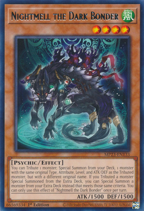Nightmell the Dark Bonder [MP23-EN133] Rare Yu-Gi-Oh!