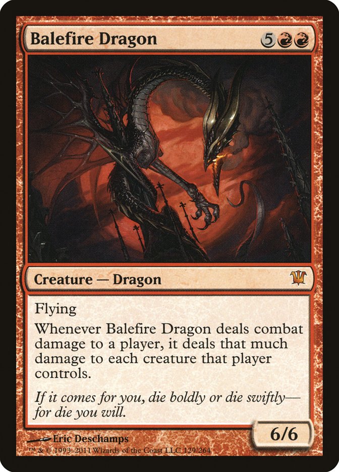 Balefire Dragon [Innistrad] Magic: The Gathering
