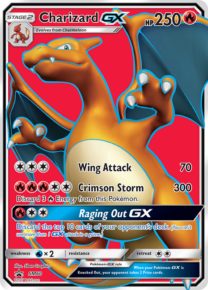 Charizard GX (SM60) (Jumbo Card) [Sun & Moon: Black Star Promos] Pokémon