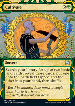 Cultivate (Foil Etched) [Strixhaven: School of Mages Mystical Archive] Magic: The Gathering