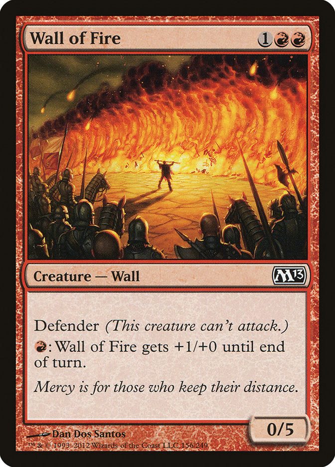 Wall of Fire [Magic 2013] Magic: The Gathering