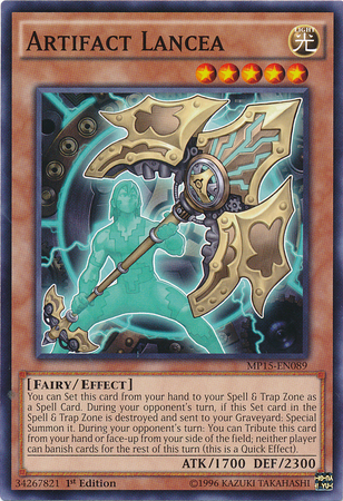 Artifact Lancea [MP15-EN089] Common Yu-Gi-Oh!