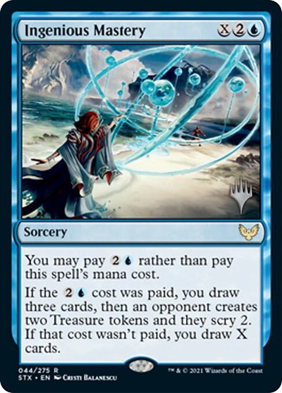Ingenious Mastery (Promo Pack) [Strixhaven: School of Mages Promos] Magic: The Gathering