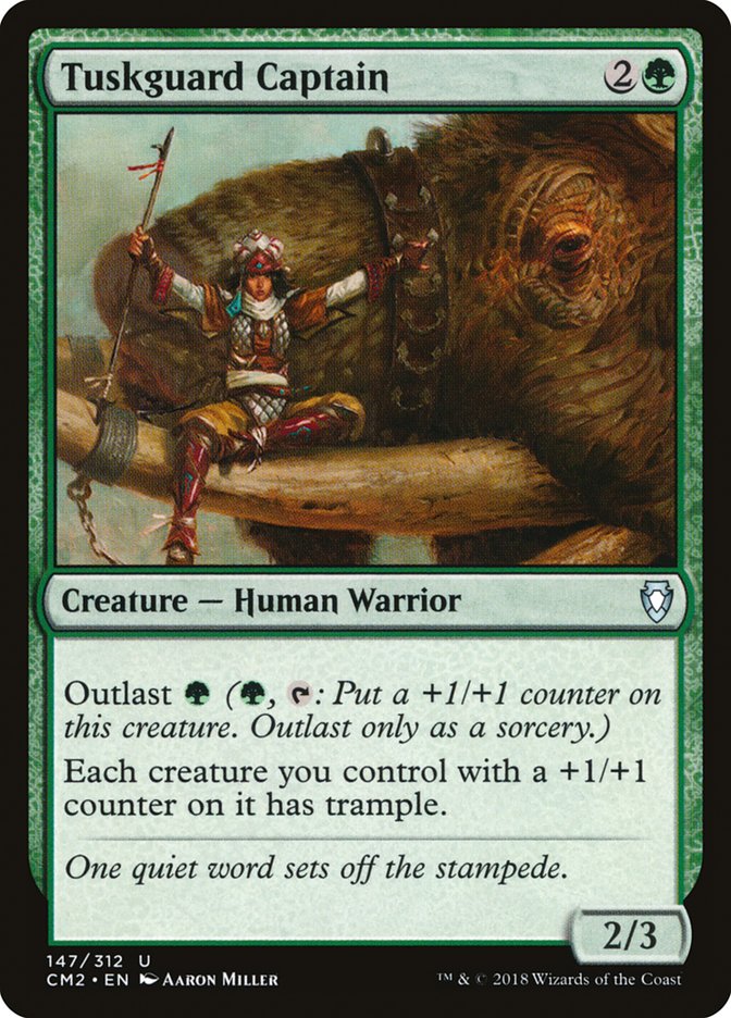 Tuskguard Captain [Commander Anthology Volume II] Magic: The Gathering