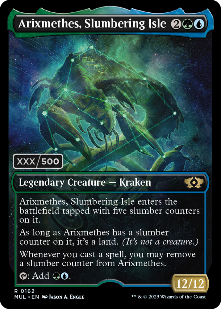 Arixmethes, Slumbering Isle (Serialized) [Multiverse Legends] Magic: The Gathering