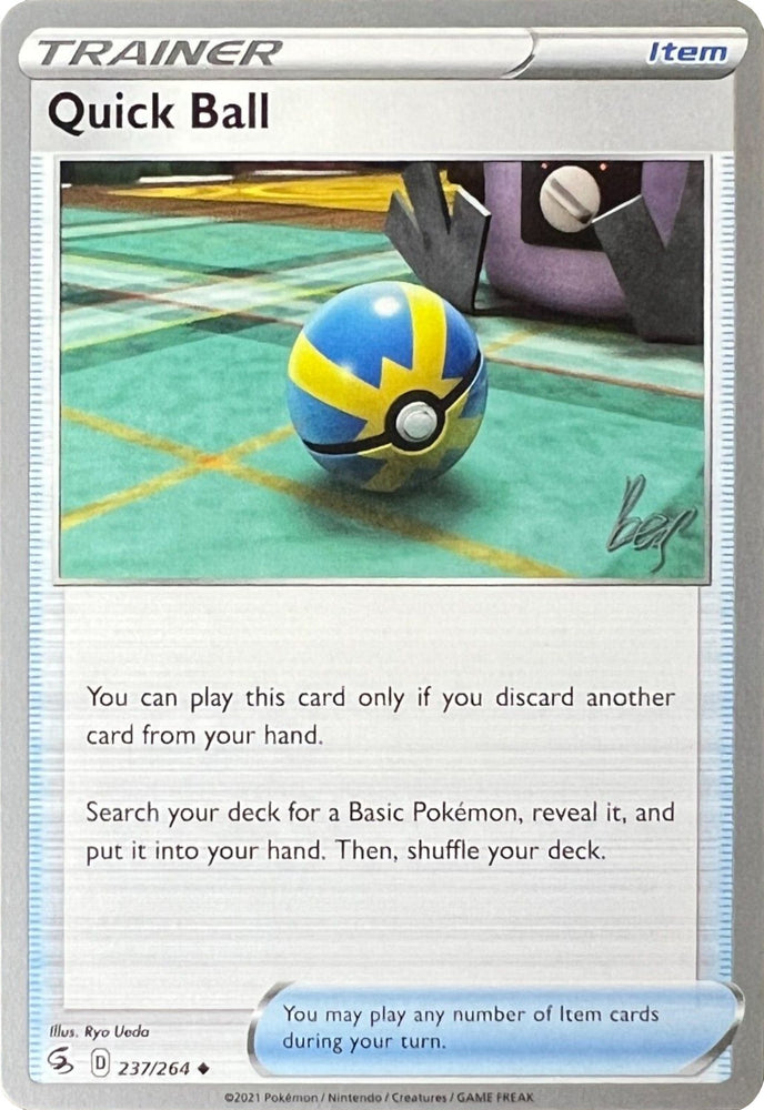 Quick Ball (237/264) (Cheryl Again - Sebastian Lashmet) [World Championships 2022] Pokémon