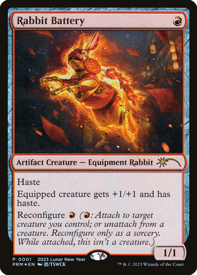 Rabbit Battery [Year of the Rabbit 2023] Magic: The Gathering