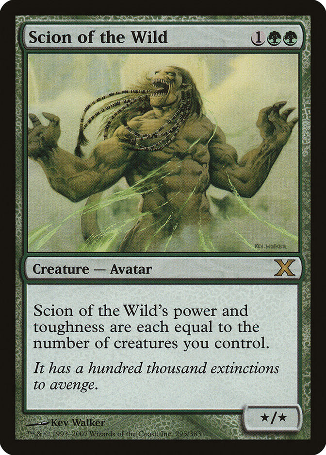 Scion of the Wild [Tenth Edition] Magic: The Gathering