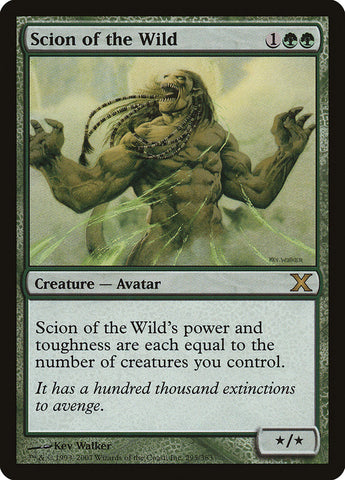 Scion of the Wild [Tenth Edition] Magic: The Gathering