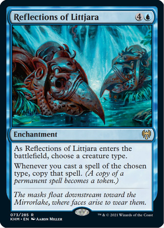Reflections of Littjara [Kaldheim] Magic: The Gathering