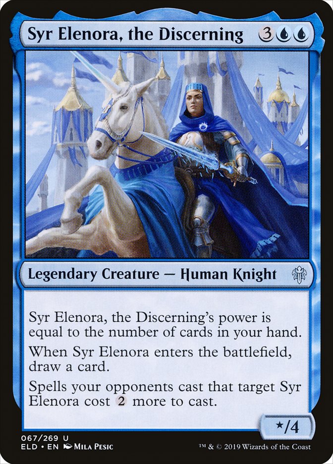 Syr Elenora, the Discerning [Throne of Eldraine] Magic: The Gathering