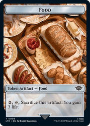Food (09) // Spirit Double-Sided Token [The Lord of the Rings: Tales of Middle-Earth Tokens] Magic: The Gathering