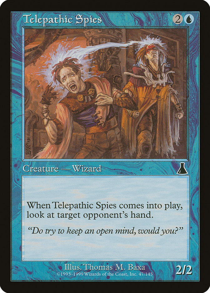 Telepathic Spies [Urza's Destiny] Magic: The Gathering