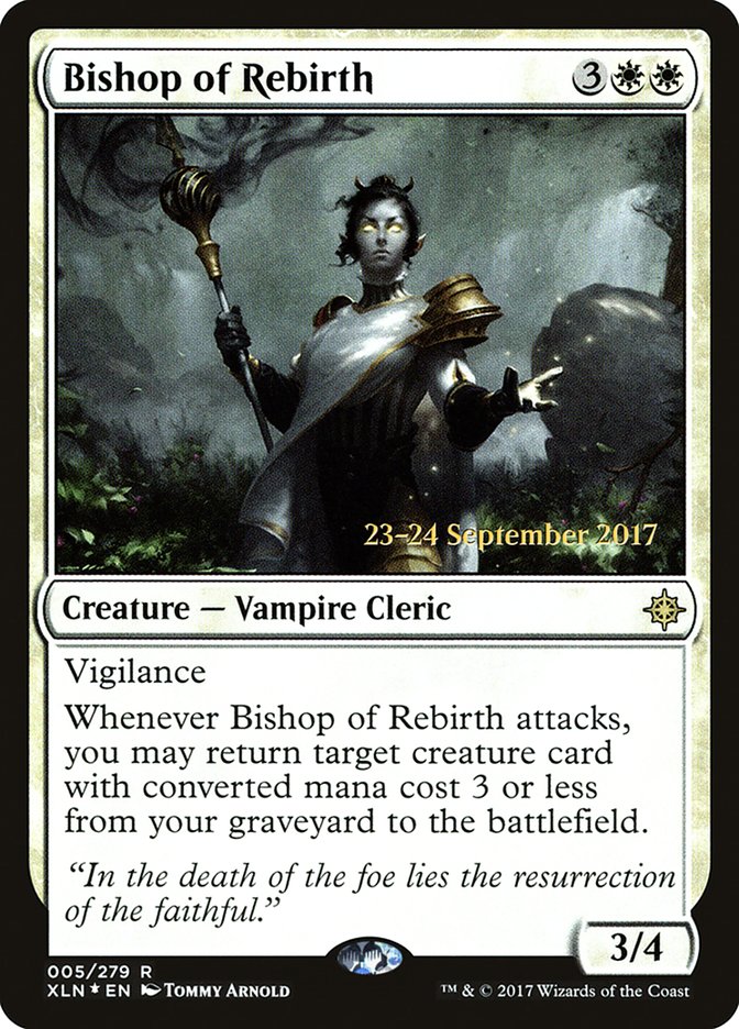 Bishop of Rebirth [Ixalan Prerelease Promos] Magic: The Gathering