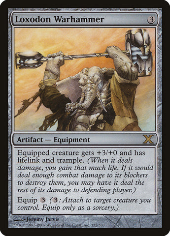 Loxodon Warhammer [Tenth Edition] Magic: The Gathering