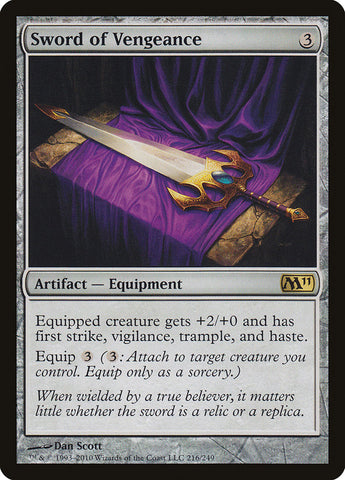 Sword of Vengeance [Magic 2011] Magic: The Gathering