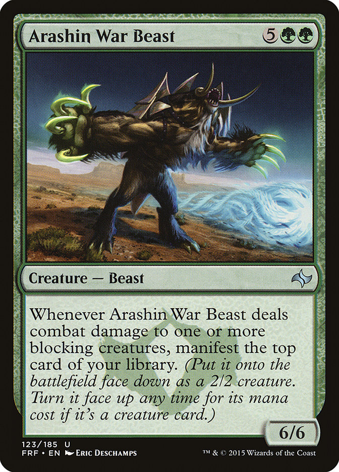 Arashin War Beast [Fate Reforged] Magic: The Gathering