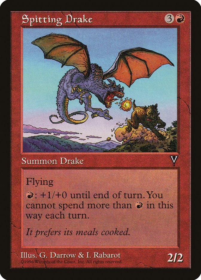 Spitting Drake [Visions] Magic: The Gathering