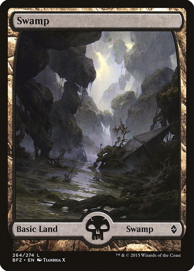 Swamp (264) [Battle for Zendikar] Magic: The Gathering