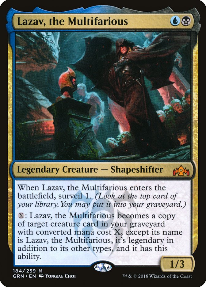 Lazav, the Multifarious [Guilds of Ravnica] Magic: The Gathering