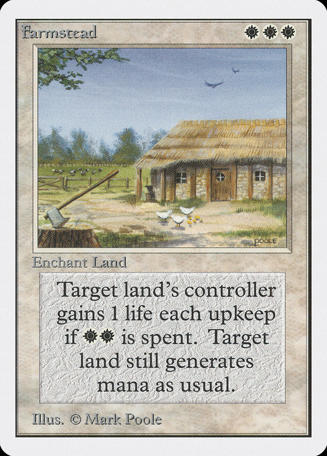 Farmstead [Unlimited Edition] Magic: The Gathering