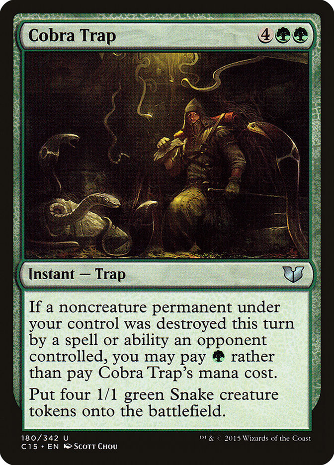 Cobra Trap [Commander 2015] Magic: The Gathering