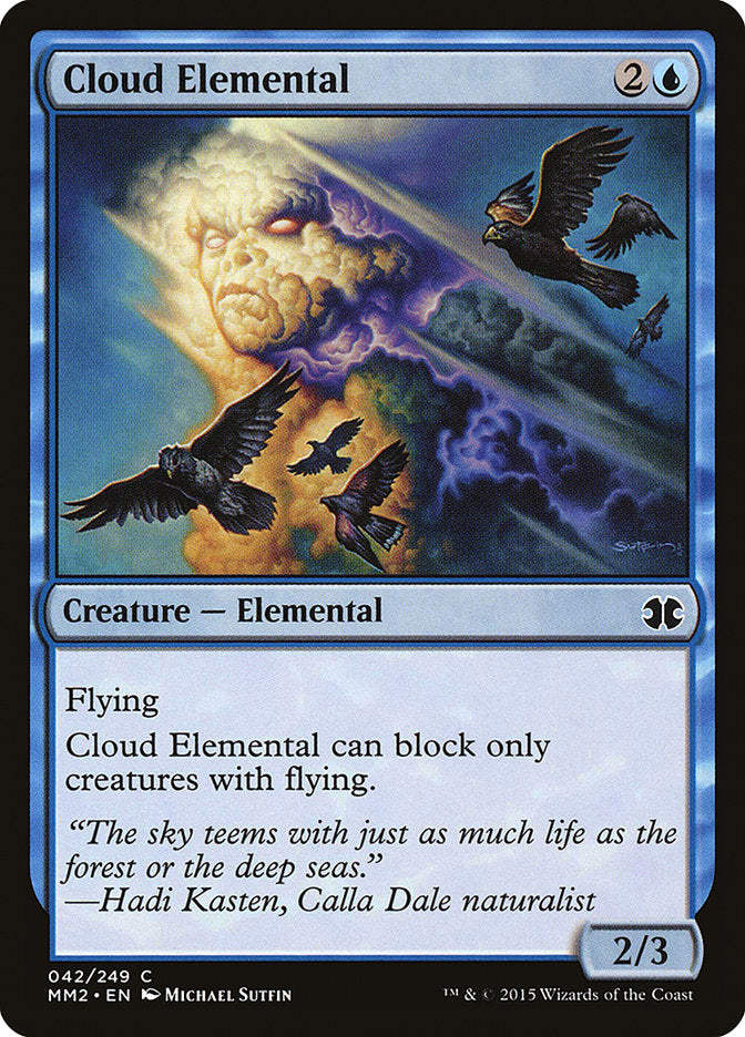 Cloud Elemental [Modern Masters 2015] Magic: The Gathering