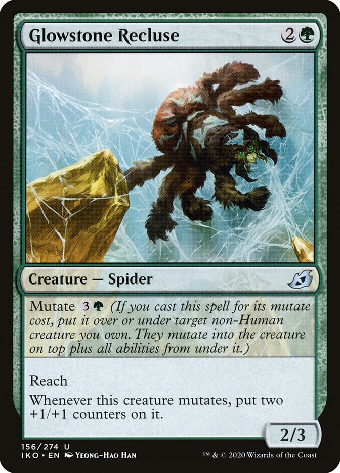 Glowstone Recluse [Ikoria: Lair of Behemoths] Magic: The Gathering