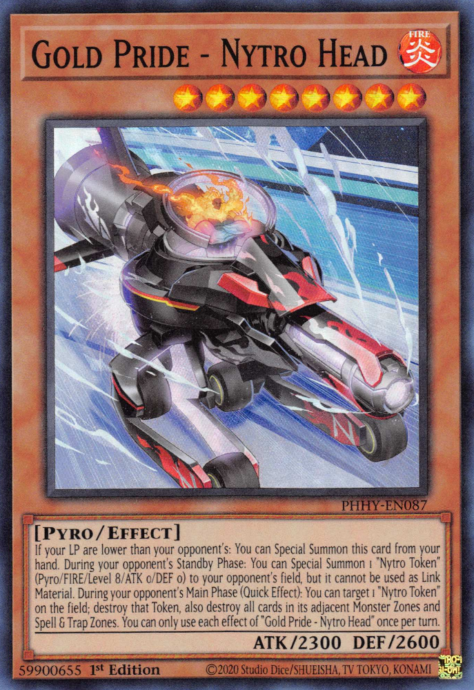 Gold Pride - Nytro Head [PHHY-EN087] Super Rare Yu-Gi-Oh!