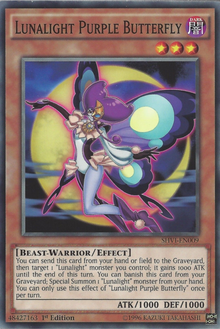 Lunalight Purple Butterfly [SHVI-EN009] Common Yu-Gi-Oh!