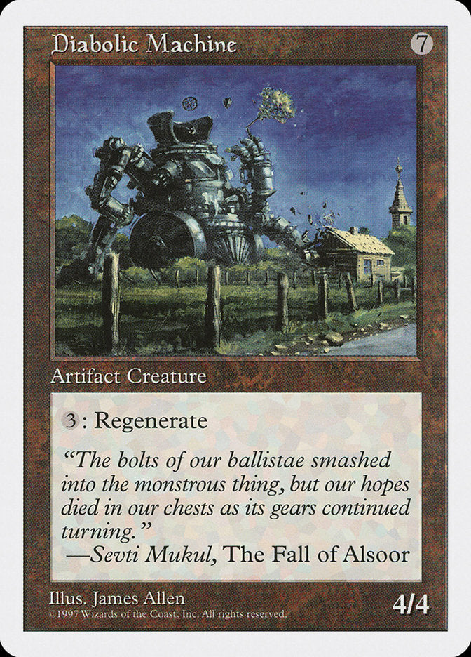 Diabolic Machine [Fifth Edition] Magic: The Gathering