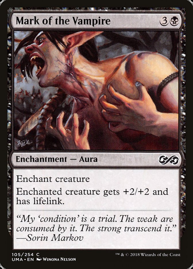 Mark of the Vampire [Ultimate Masters] Magic: The Gathering