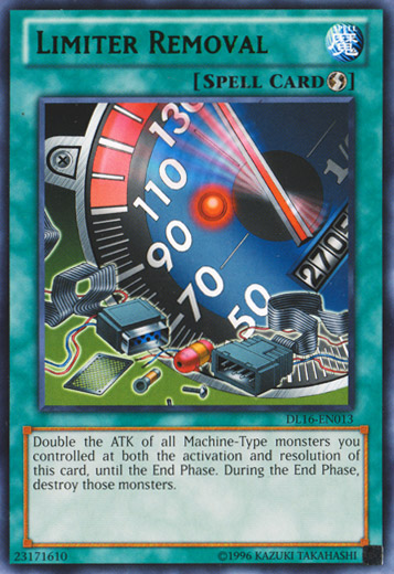 Limiter Removal (Green) [DL16-EN013] Rare Yu-Gi-Oh!