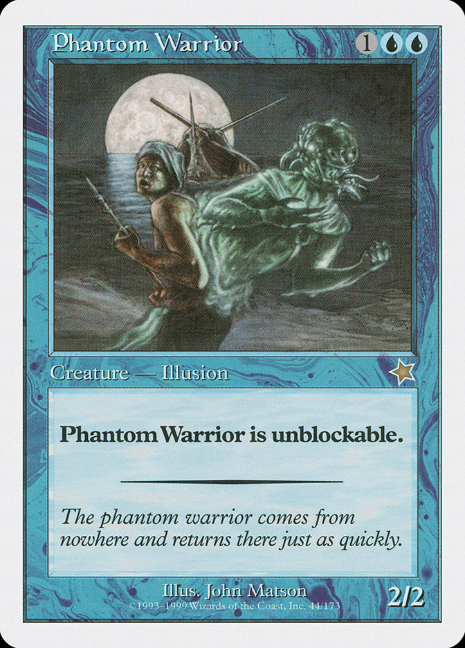 Phantom Warrior [Starter 1999] Magic: The Gathering