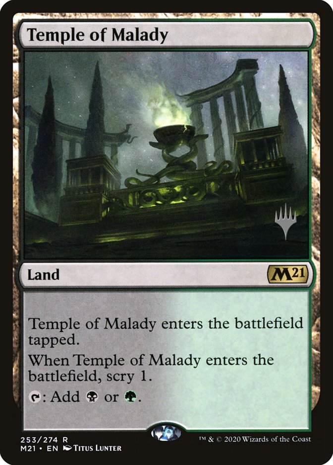 Temple of Malady (Promo Pack) [Core Set 2021 Promos] Magic: The Gathering