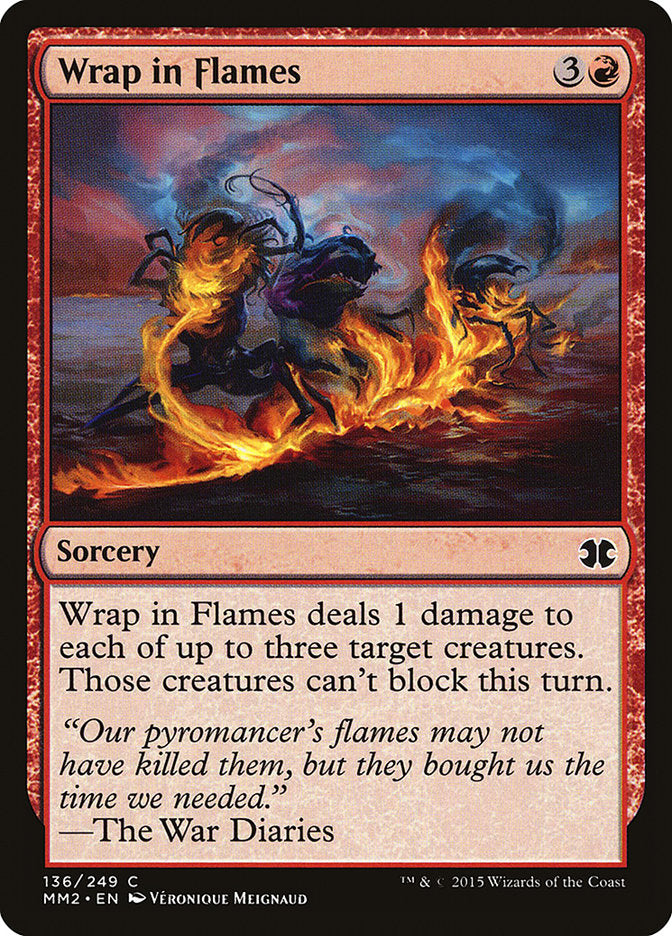 Wrap in Flames [Modern Masters 2015] Magic: The Gathering