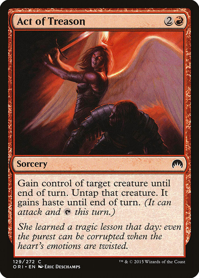 Act of Treason [Magic Origins] Magic: The Gathering