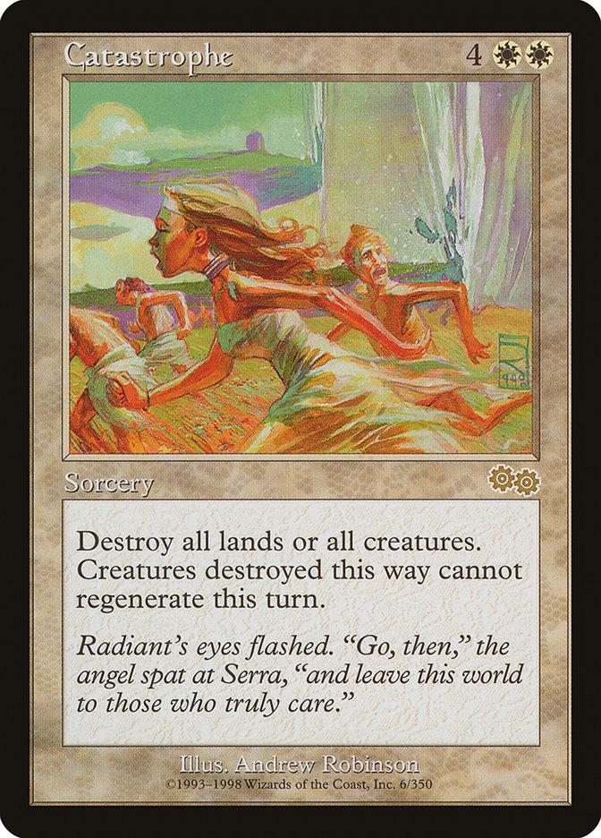 Catastrophe [Urza's Saga] Magic: The Gathering