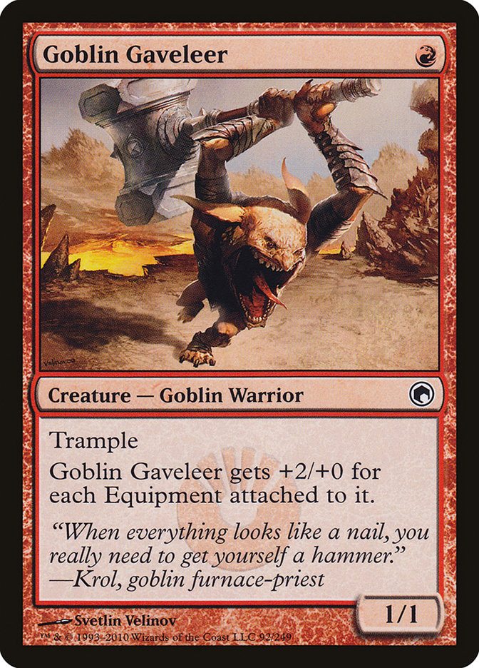 Goblin Gaveleer [Scars of Mirrodin] Magic: The Gathering