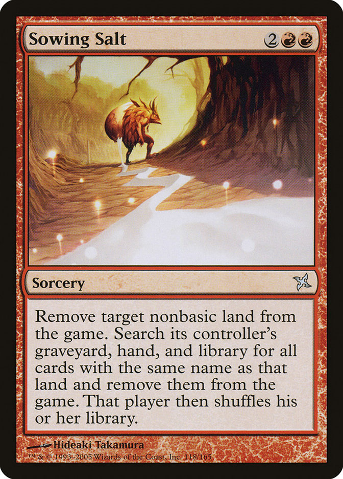 Sowing Salt [Betrayers of Kamigawa] Magic: The Gathering